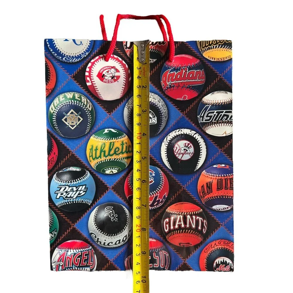 Vintage Hallmark Major League Baseball Teams Gift‎ Bag 8”X10” 1997